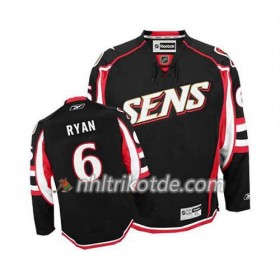 Reebok Ottawa Senators Trikot Bobby Ryan #6 Ausweich Schwarz - Herren