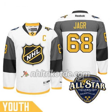 2016 All Star Captain NHL-Florida Panthers Trikot Jaromir Jagr #68 Weiß - Kinder