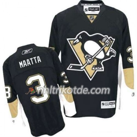 Reebok Pittsburgh Penguins Trikot Olli Maatta 3 Schwarz Heim - Herren