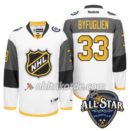 2016 All Star Winnipeg Jets Trikot Dustin Byfuglien #33 Weiß - Herren