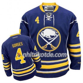 Reebok Buffalo Sabres Trikot Josh Gorges #4 Heim Gold - Herren