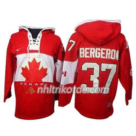 Reebok Canada Team Trikot Patrice Bergeron #37 Premier Olympic Rot - Herren