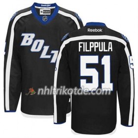 Reebok Tampa Bay Lightning Trikot Valtteri Filppula #51 Ausweich Schwarz - Herren