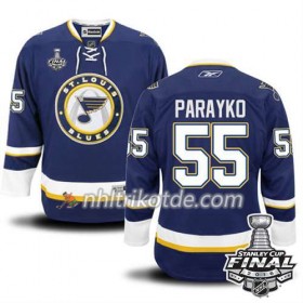 Reebok St. Louis Blues Trikot Colton Parayko #55 Blau Ausweich 2016 Stanley Cup - Herren