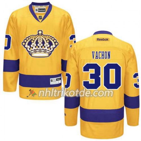 Reebok Los Angeles Kings Trikot Rogie Vachon #30 Ausweich Gold - Herren
