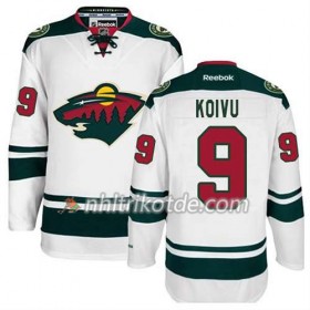 Reebok Minnesota Wild Trikot Mikko Koivu #9 Auswärts Weiß - Herren