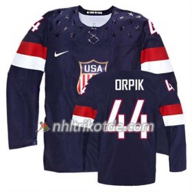 USA Team Trikot Brooks Orpik #44 Auswärts Blau - Kinder