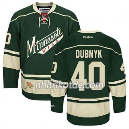 Reebok Minnesota Wild Trikot Devan Dubnyk #40 Ausweich Grün - Herren