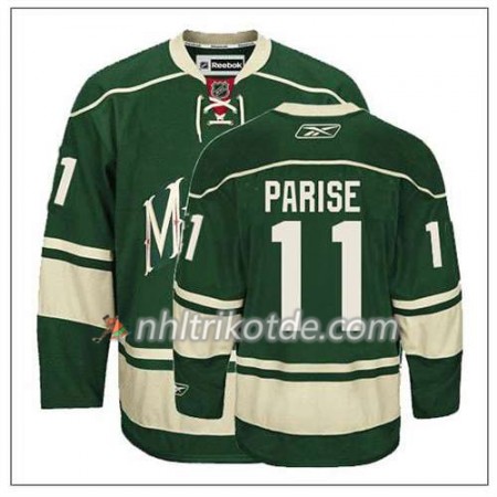 Reebok Minnesota Wild Trikot Zach Parise #11 Ausweich Grün - Herren
