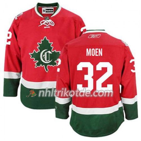 Reebok Montreal Canadiens Trikot Travis Moen 32 Ausweich Rot - Herren
