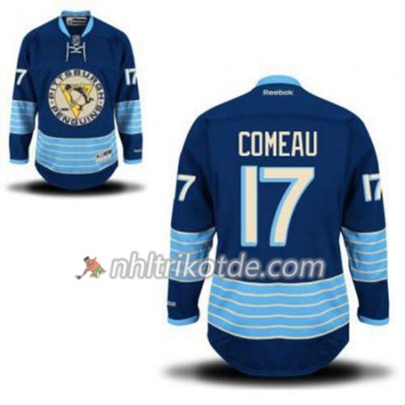 Reebok Pittsburgh Penguins Trikot Blake Comeau 17 Blau Ausweich - Herren