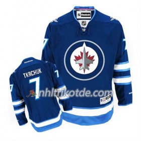 Reebok Winnipeg Jets Trikot Keith Tkachuk #7 Heim Blau - Herren