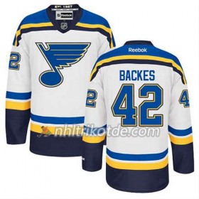 Reebok St. Louis Blues Trikot David Backes #42 Auswärts Weiß - Herren