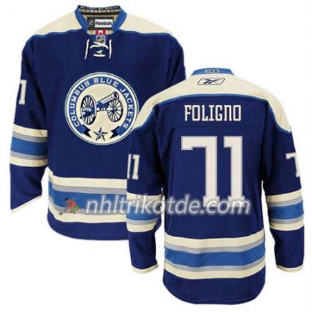 Reebok Columbus Blue Jackets Trikot Nick Foligno #71 Ausweich Weiß - Herren