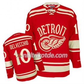 Reebok Detroit Red Wings Trikot Alex Delvecchio #10 2014 Winter Classic Rot - Herren