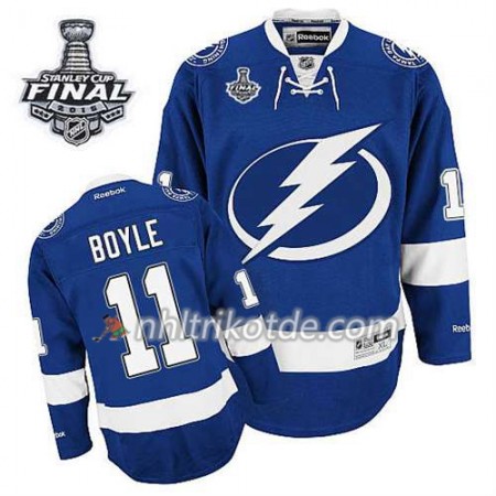Reebok Tampa Bay Lightning Trikot Brent Seabrook #11 Heim Blau 2015 Stanley Cup - Herren