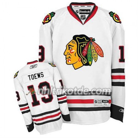 Reebok Chicago Blackhawks Trikot Jonathan Toews #19 Auswärts Weiß - Herren