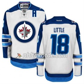 Reebok Winnipeg Jets Trikot Bryan Little #18 Auswärts Weiß - Herren