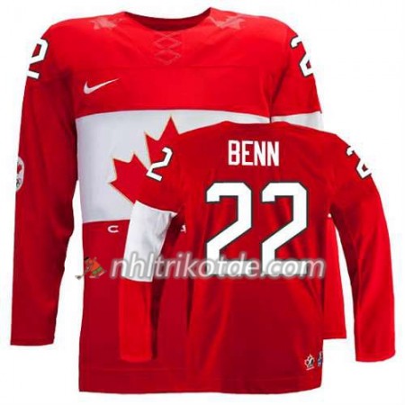 Reebok Canada Team Trikot Jamie Benn #22 Auswärts Rot - Dame