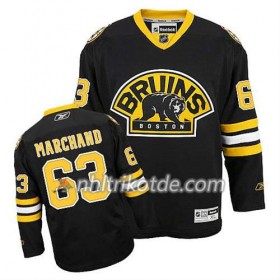 Reebok Boston Bruins Trikot Brad Marchand #63 Ausweich Schwarz - Herren