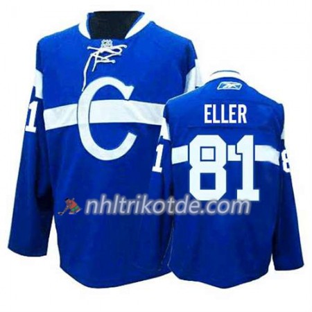 Reebok Montreal Canadiens Trikot Lars Eller #81 Ausweich Bleu - Herren