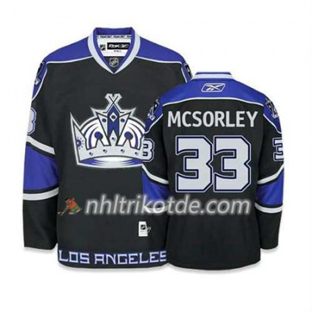 Reebok Los Angeles Kings Trikot Marty Mcsorley #33 Ausweich Schwarz - Herren