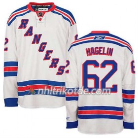 Reebok New York Rangers Trikot Carl Hagelin #62 Auswärts Weiß - Herren