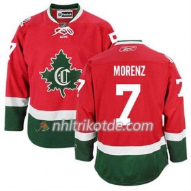 Reebok Montreal Canadiens Trikot Howie Morenz 7 Ausweich Rot - Herren