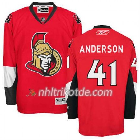 Reebok Ottawa Senators Trikot Craig Anderson #41 Heim Rot - Herren