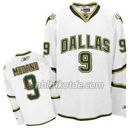 Reebok Dallas Stars Trikot Mike Modano #9 Ausweich Weiß - Herren