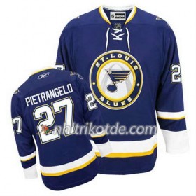 Reebok St. Louis Blues Trikot Alex Pietrangelo #27 Ausweich Blau - Herren
