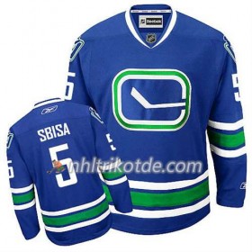 Reebok Vancouver Canucks Trikot Luca Sbisa 5 Ausweich Blau - Herren