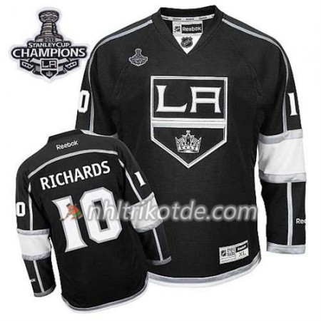Los Angeles Kings Trikot Mike Richards #10 Heim Schwarz 2014 Stanley Cup - Kinder