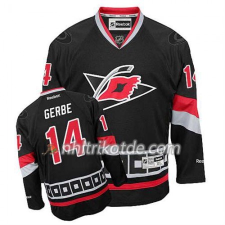 Reebok Carolina Hurricanes Trikot Nathan Gerbe #14 Ausweich Schwarz - Herren