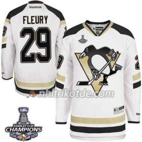 Reebok Pittsburgh Penguins Trikot Marc-Andre Fleury 29 Weiß Auswärts 2016 Stanley Cup - Herren
