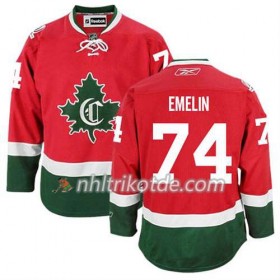 Reebok Montreal Canadiens Trikot Alexei Emelin 74 Ausweich Rot - Herren