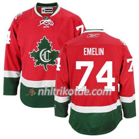 Reebok Montreal Canadiens Trikot Alexei Emelin 74 Ausweich Rot - Herren
