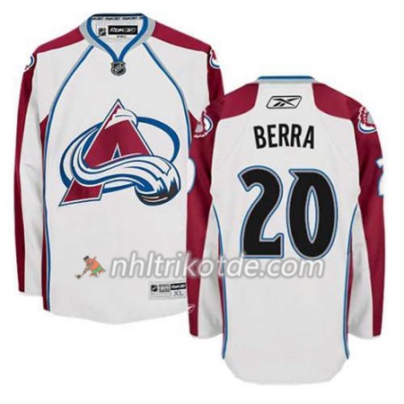 Reebok Colorado Avalanche Trikot Reto Berra #20 Auswärts Weiß - Herren