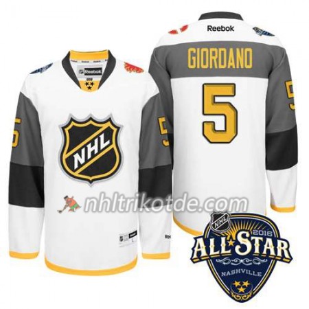 2016 All Star Calgary Flames Trikot Mark Giordano #5 Weiß - Herren