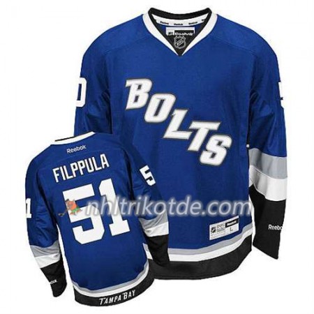 Reebok Tampa Bay Lightning Trikot Valtteri Filppula #51 Ausweich Bleu - Herren