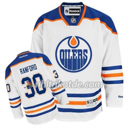 Reebok Edmonton Oilers Trikot Bill Ranford #30 Auswärts Weiß - Herren