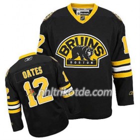 Reebok Boston Bruins Trikot Adam Oates #12 Ausweich Schwarz - Herren