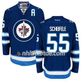 Reebok Winnipeg Jets Trikot Mark Scheifele #55 Heim Blau - Herren