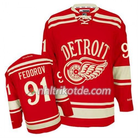 Reebok Detroit Red Wings Trikot Sergei Fedorov #91 2014 Winter Classic Rot - Herren