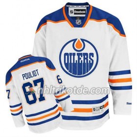 Reebok Edmonton Oilers Trikot Benoit Pouliot #67 Auswärts Weiß - Herren