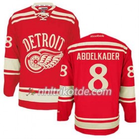 Reebok Detroit Red Wings Trikot Justin Abdelkader #8 2014 Winter Classic Rot - Herren