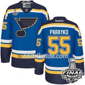 Reebok St. Louis Blues Trikot Colton Parayko #55 Bleu Heim 2016 Stanley Cup - Herren