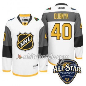 2016 All Star Minnesota Wild Trikot Devan Dubnyk #40 Weiß - Herren