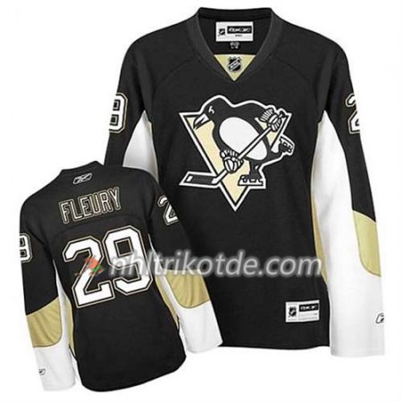 Reebok Pittsburgh Penguins Trikot Marc-Andre Fleury 29 Schwarz Heim - Herren