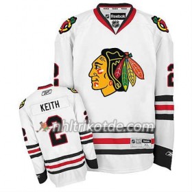 Reebok Chicago Blackhawks Trikot Duncan Keith #2 Premier Auswärts Schwarz - Dame